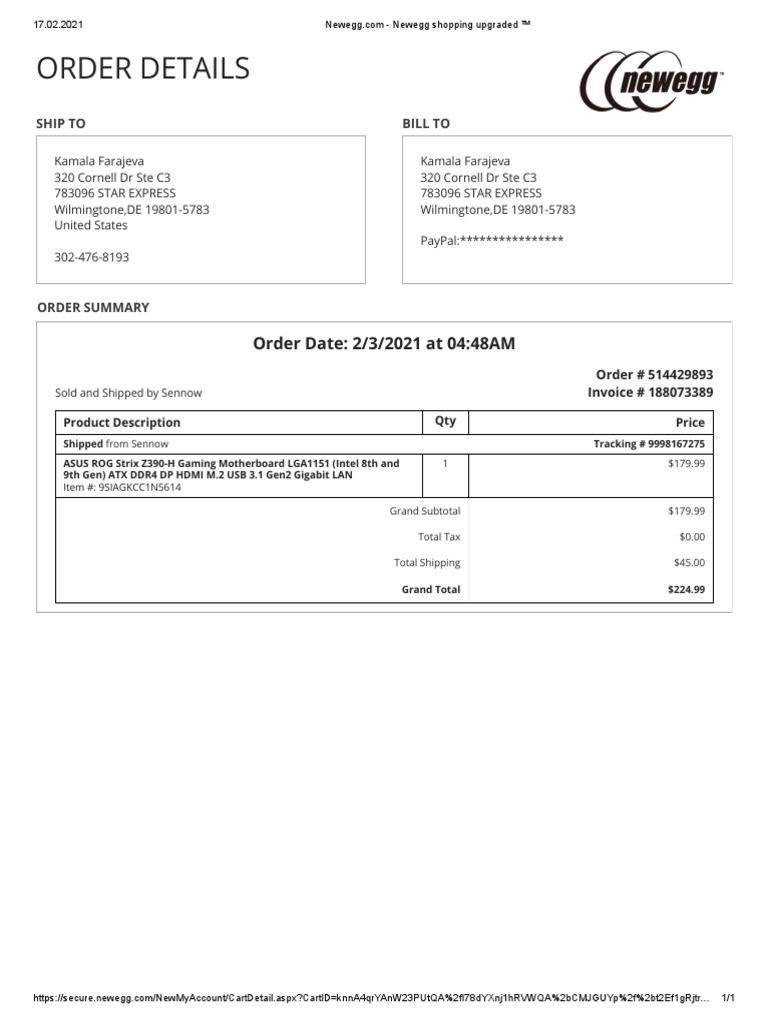 Newegg Shopping Upgraded ™ | PDF