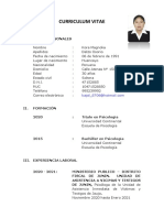 Curriculum Vitae Descriptivo Kora Delzo Osorio