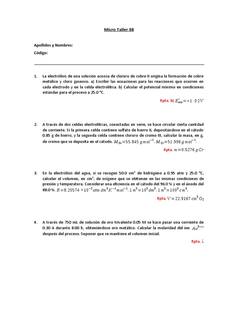 Micro Taller 08 | PDF