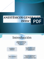 Anestésicos Generales Inyectables