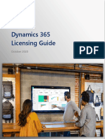 Dynamics 365 Licensing Guide - Oct 2020