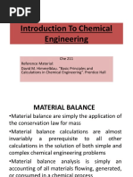 Material Balance