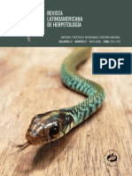 Revista Latinoamericana de Herpetología Vol.3 #1