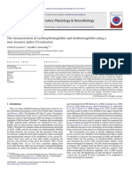 The Measurement of Carboxyhemoglobin and Methemoglobin Using A