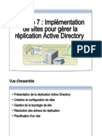 Module 7: Implémentation de Sites Pour Gérer La Réplication Active Directory
