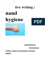 Hand Hygiene: Reflective Writing