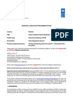 UNDP-IC-2019-123 - Prison, Probation and Parole Advisor - DU Karachi - ReAd