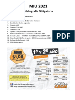 Bibliografía Obligatoria MIU 2021