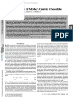 Shear Rheology of Molten Crumb Chocolate: E: Food Engineering and Physical Properties