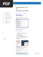 Login Failed For User 'NT AUTHORITY/SYSTEM' - 1590342767335