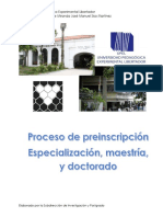 Guía preinscripción postgrado UPEL