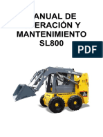 Manual de Operación y Mantenimiento SL800 (M)