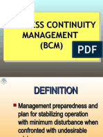C20. Business Continuity Management