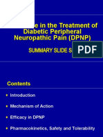 Duloxetine in The Treatment of Diabetic Peripheral Neuropathic Pain (DPNP)