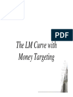 The LM Curve With Money Targeting