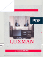 Luxman 1990's Brochure