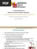 Introduction To Optical Communication Systems