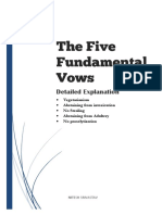 5 Fundamental Vows