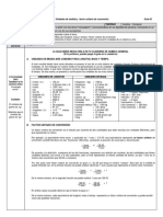 UNIDADES DE MEDIDA Y FACTOR UNITARIO DE CONVERSIÓN