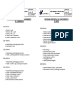 Programa de Mantenimiento