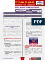 SEMANA 37 - LOS PROTOCOLOS AYUDAN A EVITAR EL COVID-19 (2do CIENCIA Y TECNOLOGÍA)