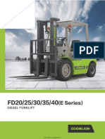 Zoomlion FD20 25 30 35 40 Diesel Froklift Brochure