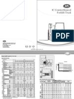 UN Forklift Diesel Spec