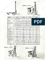 Towmotor Forklifts Specs