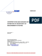 G-20-Interpretation and Guidance On The Estimation of Uncertainty of Measurement in Testing (EN)