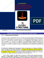 La Madera - Requerimiento de Cálculo - Flecha A Largo Plazo