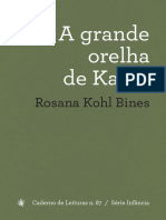 A Grande Orelha de Kafka Rosana Kohl Bines