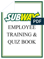 2 Employe Training and Quiz Book