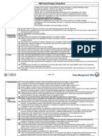 100 Point Project Checklist