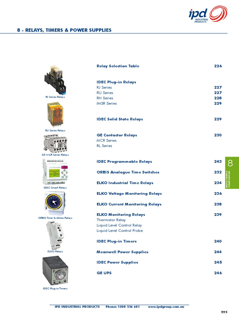 ABB Industrial Relay Solutions Guide | PDF | Relay | Switch