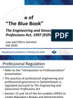 2.0 Overview of Blue Book Fall 2020