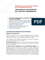 ANÁLISIS SALUD COLOMBIA AMENAZAS NATURALES