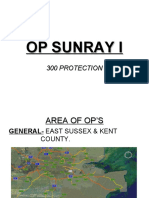 OP SUNRAY I - Protecting a Businessman in East Sussex