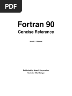 F90 Reference Manual