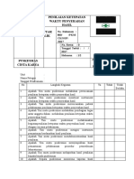 Daftar Tilik peNILAIAN KETEPATAN WAKTU