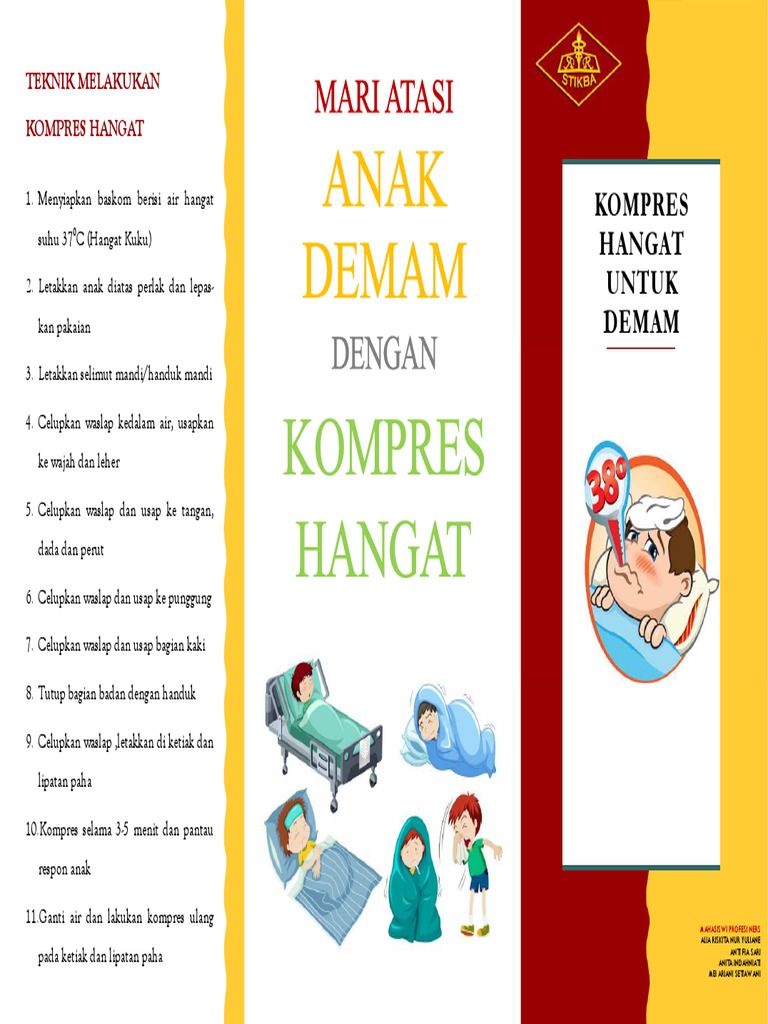 Teknik Melakukan Kompres Hangat untuk Mengatasi Demam pada Anak | PDF