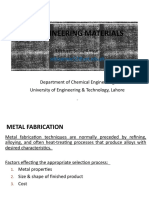 Applications & Processing of Metal Alloys