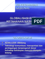 BAB VIII KETAHANAN NASIONAL Globalisasi