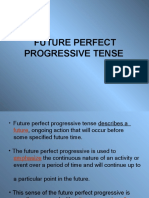 Future Perfect Progressive Tense
