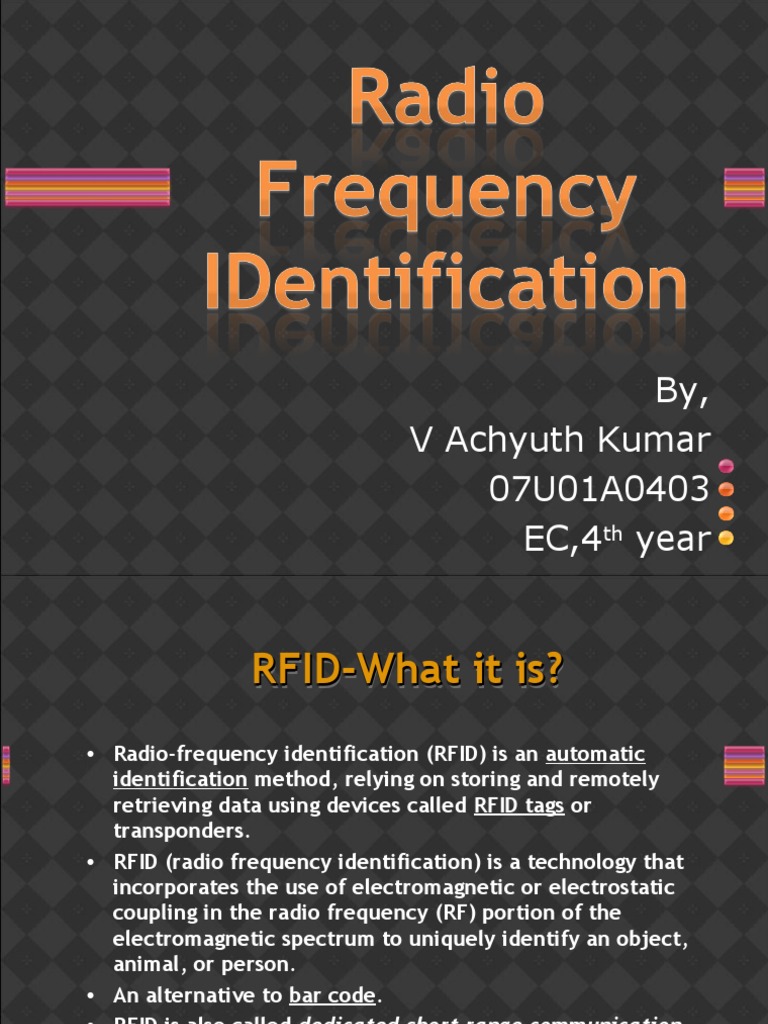 Understanding RFID Technology Basics | PDF | Radio Frequency ...