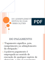 Aula Pagamento 5 - Do Pagamento