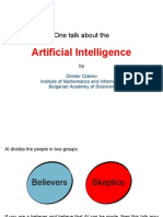 Artificial Intelligence: One Talk About The
