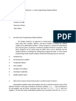 Differentiate Simplex Method Maximization and Minimization Problems