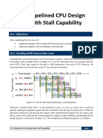 COE301 Lab 14 Pipelined CPU Design With Stall Capability