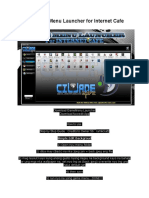 GameMenu Launcher For Internet Cafe