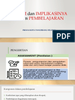 AKM Dan IMPLIKASINYA Dalam PEMBELAJARAN